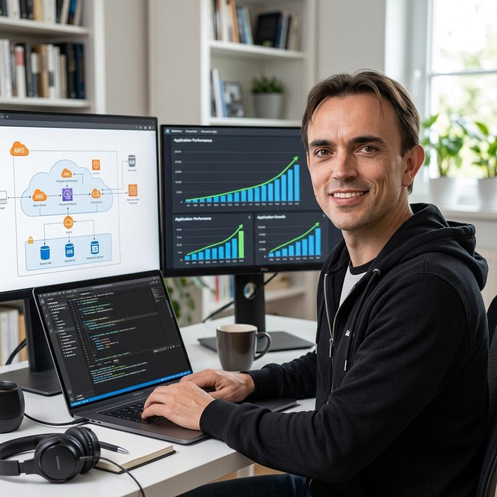 Portrait of Ruslan, founder of 11App